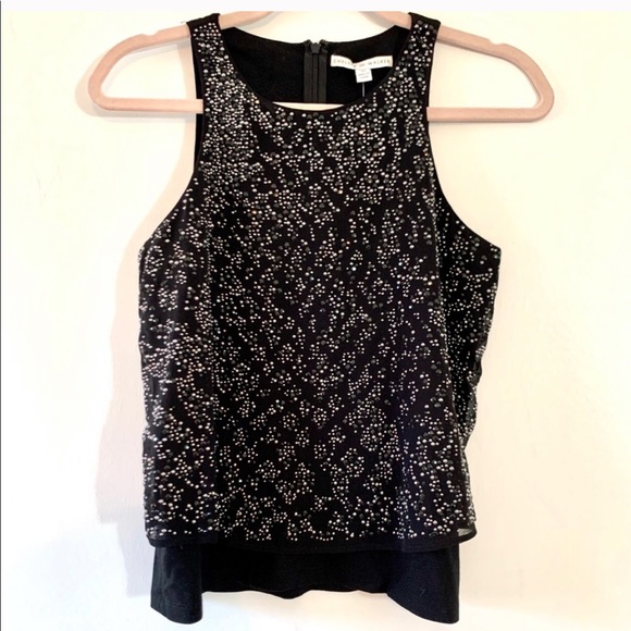 NWT Chelsea and Walker Jesse Beaded Top - Picture 2 of 9